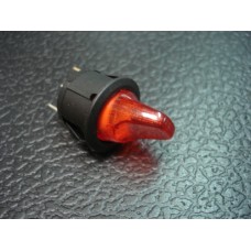 Interruptor plástico redondo (vermelho)